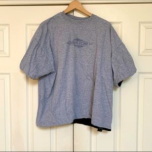 Carnival Cruise Ship Victory Inaugural Cruise T-shirt Vintage 1999 Reversible